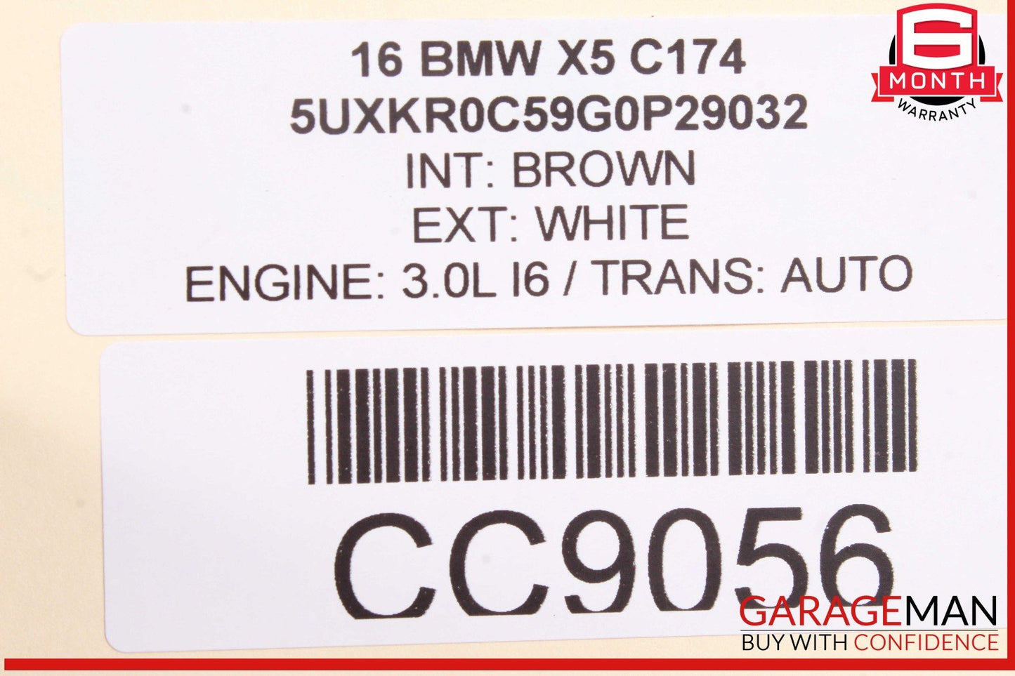 14-18 BMW X5 Automatic Transmission OEM 148k