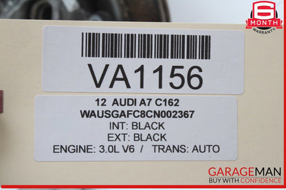 12-18 Audi A7 Rear Left Driver Side Spindle Knuckle Wheel Hub w/ Rotor Disc