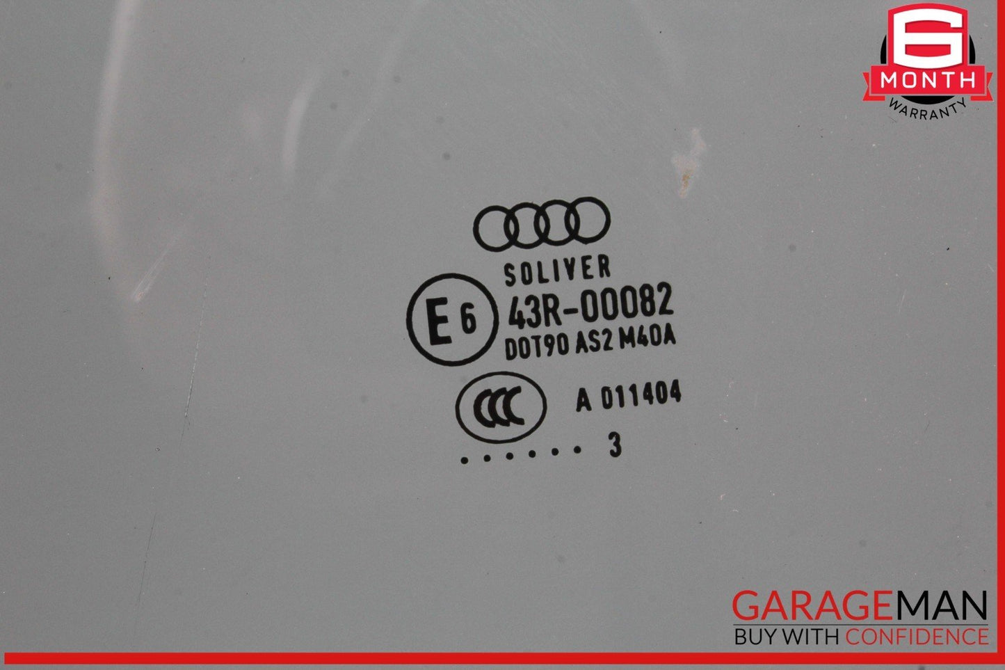 12-14 Audi TT Front Left Driver Side Door Window Glass OEM
