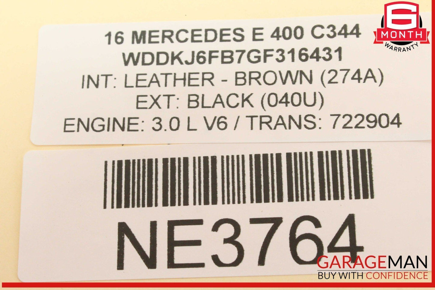 16-17 Mercedes W213 E400 Front Left Side Steering Wheel w/ Paddle Shifters OEM