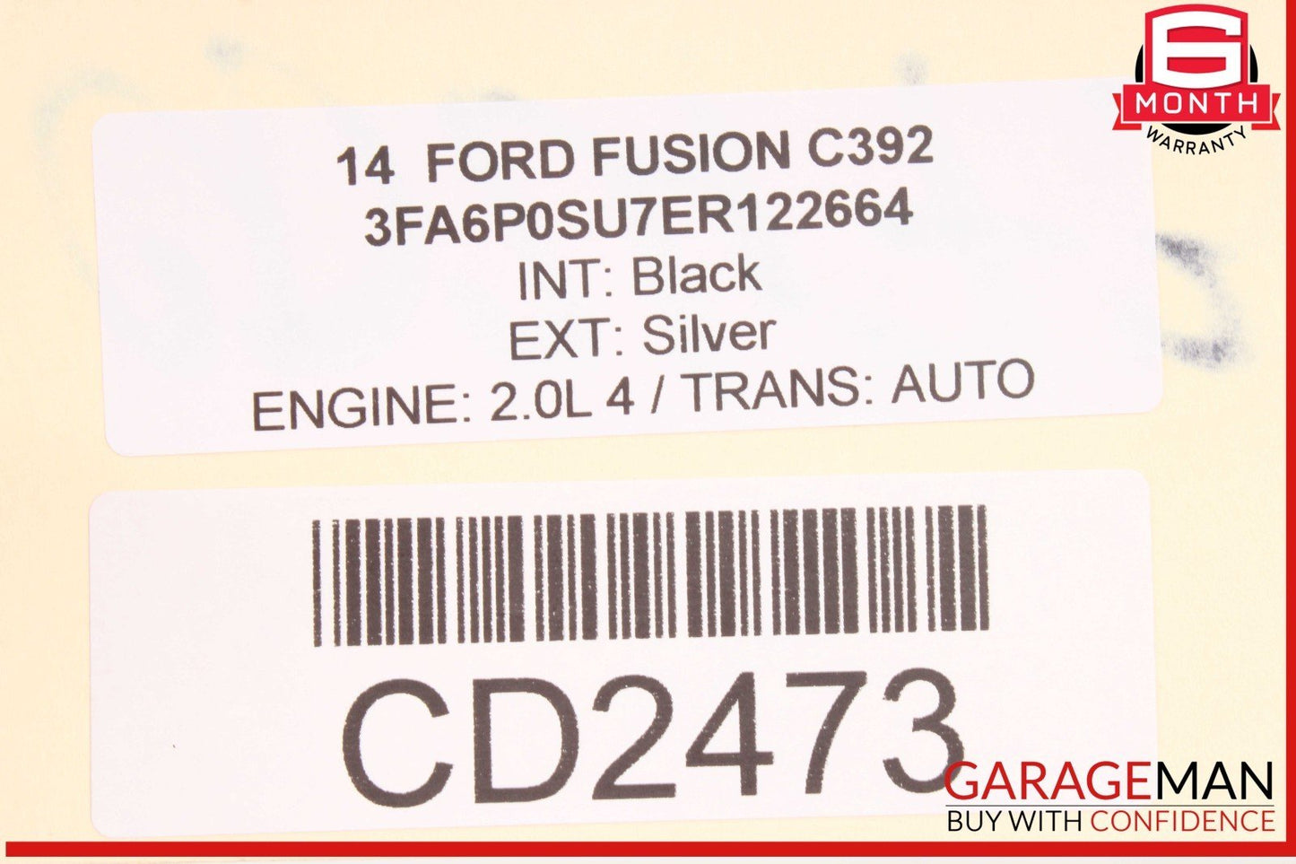 13-16 Ford Fusion Front Right Passenger Side Interior Door Panel OEM