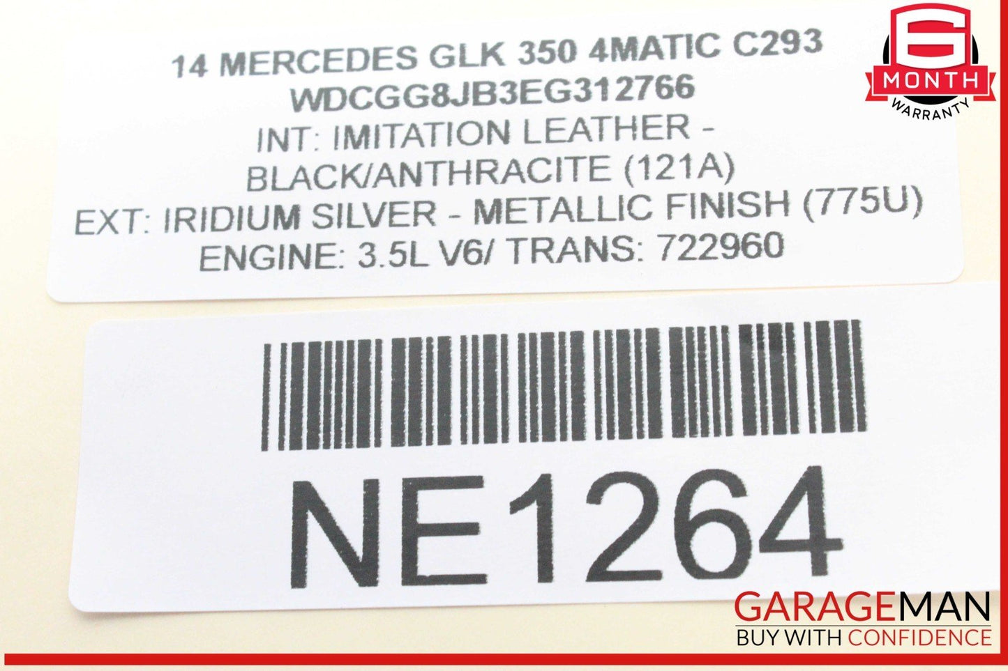 08-14 Mercedes X204 GLK350 4MATIC Rear Right & Left Side Door Sound Speakers Set