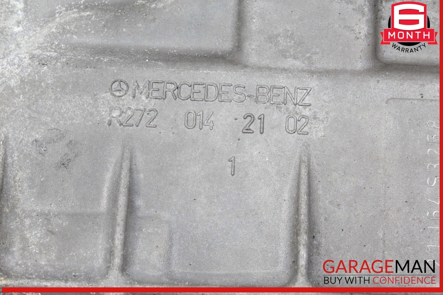 06-11 Mercedes W203 C230 Engine Upper Oil Sump Baffle Pan 2720142102 OEM