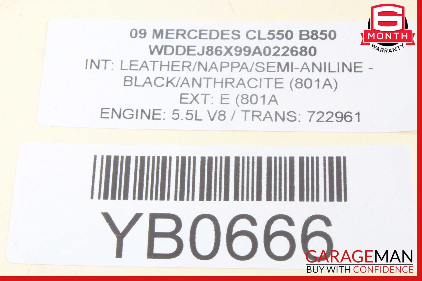 07-14 Mercedes W216 CL550 A/C AC Heater Temperature Climate Control Switch Assy