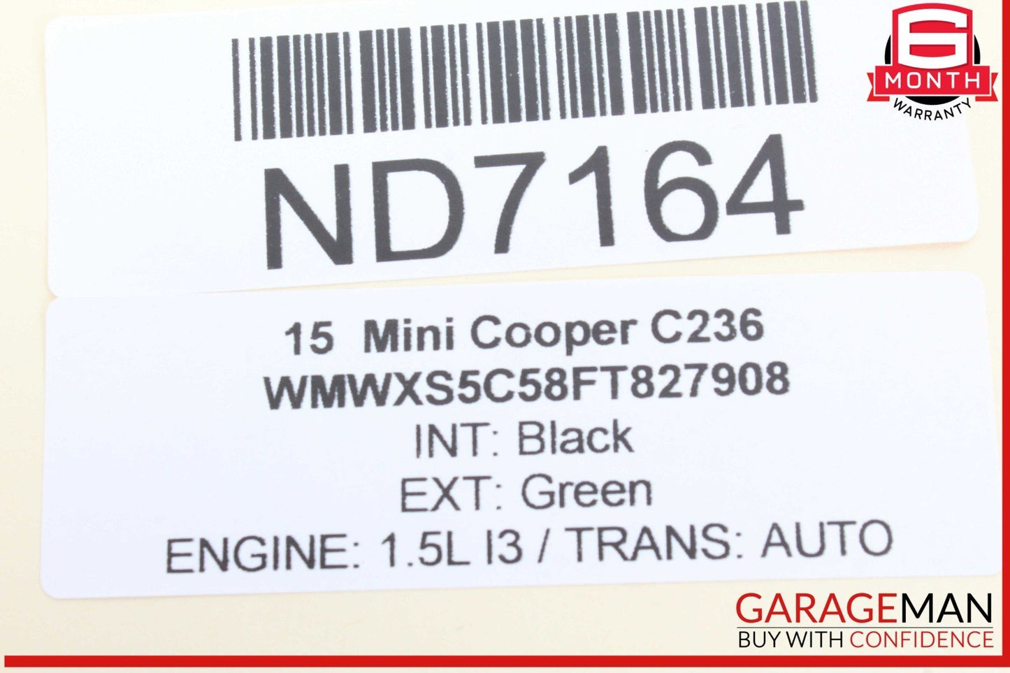 14-15 Mini Cooper Radio Stereo Bluetooth AM FM Tuner 9361657 OEM