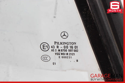 07-14 Mercedes W216 CL550 Rear Right Side Door Quarter Window Auto Glass OEM