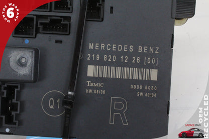 06-11 Mercedes-Benz CLS500 W219 Right Front Passenger Door Control Module 219820