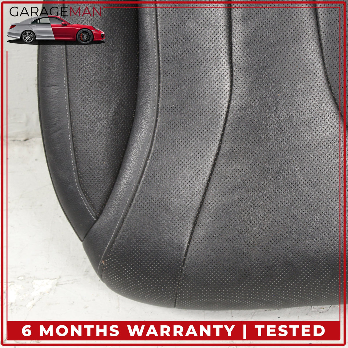2014-2017 Mercedes W222 S550e Front Left Lower Bottom Seat Cushion Black OEM