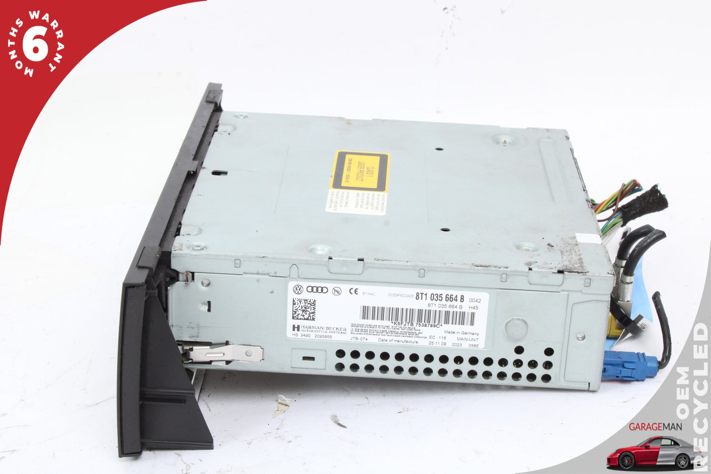 2009-2016 Audi A4 Front Dash Multi Media Audio Radio Receiver Player 8T1035664B
