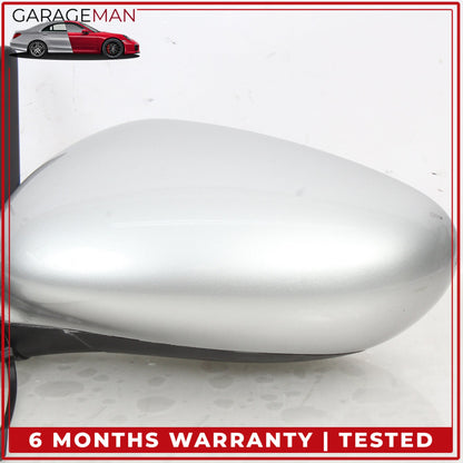 1999-2005 Porsche 911 Carrera 996 Left Door Rear View Mirror Silver Metallic OEM