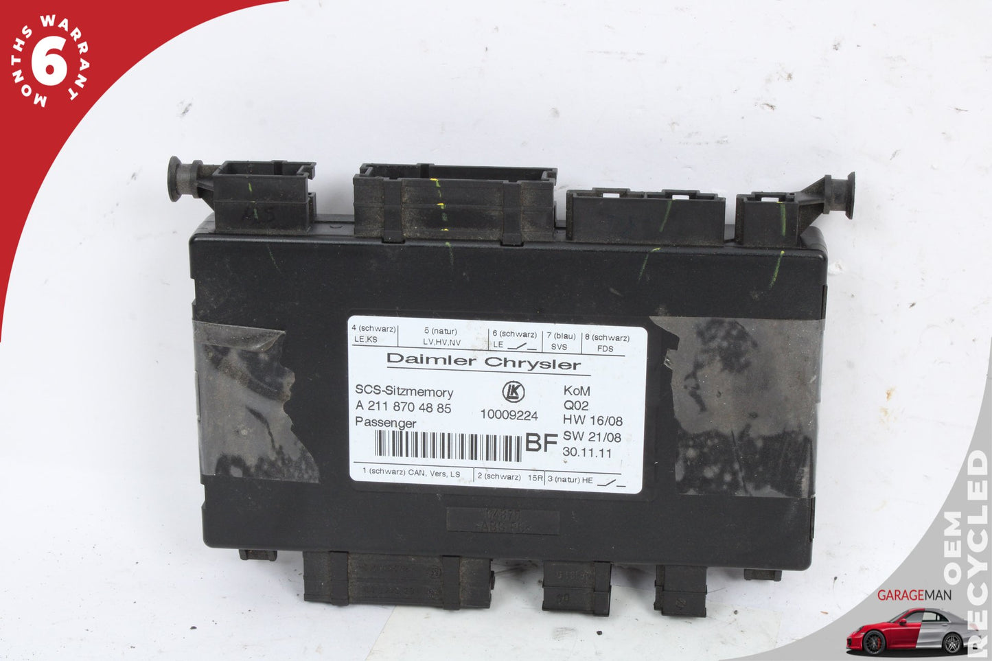 2003-2012 Mercedes X164 GL450 Front Right Seat Control Module 2118704885 OEM