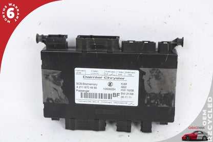 2003-2012 Mercedes X164 GL450 Front Right Seat Control Module 2118704885 OEM