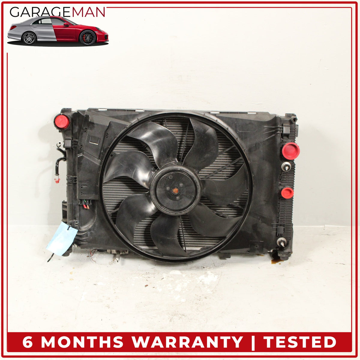 2010-2017 Mercedes W207 E350 Engine Cooling Radiator AC A/C Condenser Assy OEM