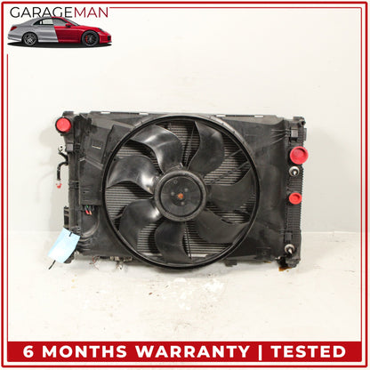 2010-2017 Mercedes W207 E350 Engine Cooling Radiator AC A/C Condenser Assy OEM
