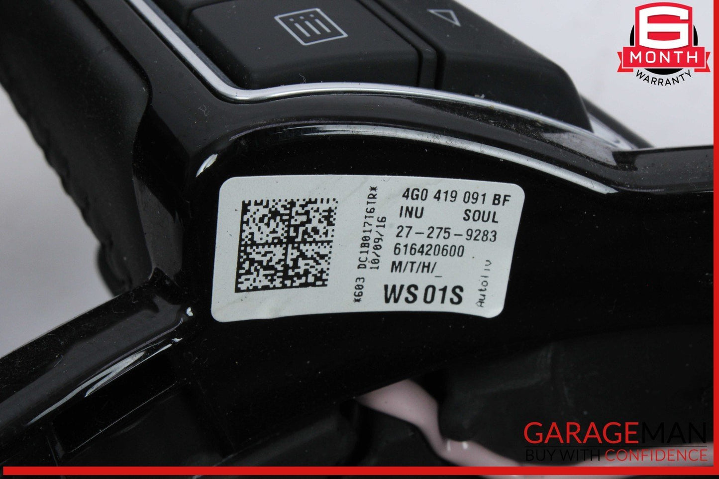 16-18 Audi A7 A6 Front Left Driver Side Steering Wheel Black 4G0419091BF OEM