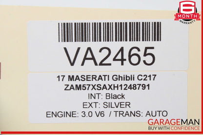 14-17 Maserati Ghibli Front or Rear Right and Left Side Door Audio Sound Speaker