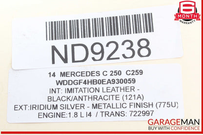 12-15 Mercedes W204 C250 SLK250 1.8L Engine Motor Camshaft Cam Housing Lower OEM
