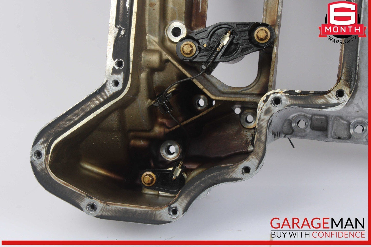 05-11 Mercedes W211 E350 Engine Upper Oil Sump Baffle Pan 2720142102 OEM