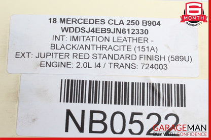 14-19 Mercedes W117 CLA250 Front Right & Left Side Brake Caliper Calipers Set