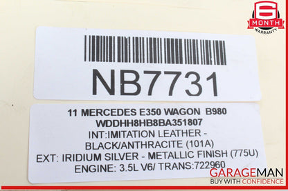 05-13 Mercedes W212 E350 Wagon GLK350 M272 Ignition Coil Spark Plug Set of 6 Pc OEM