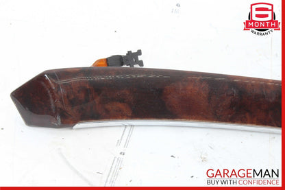 07-13 Mercedes W221 S550 Dash Center Cover Panel Air Vent w/ Door Wood Bezel Set