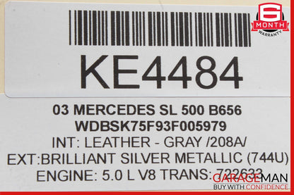 03-08 Mercedes R230 SL500 SL55 AMG BOSE Subwoofer Audio Radio Speaker OEM