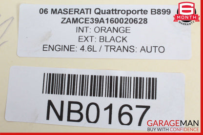 03-06 Maserati Quattroporte M139 Front Left & Right Shock Strut Absorber Set OEM