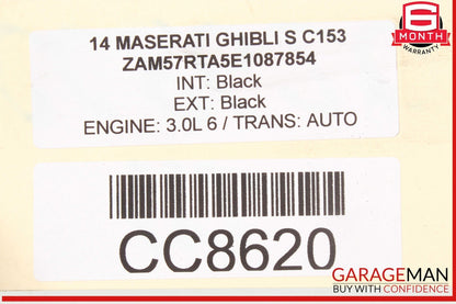 14-20 Maserati Ghibli 3.0L Rear Right & Left Side Exhaust Muffler Tips Set of 2