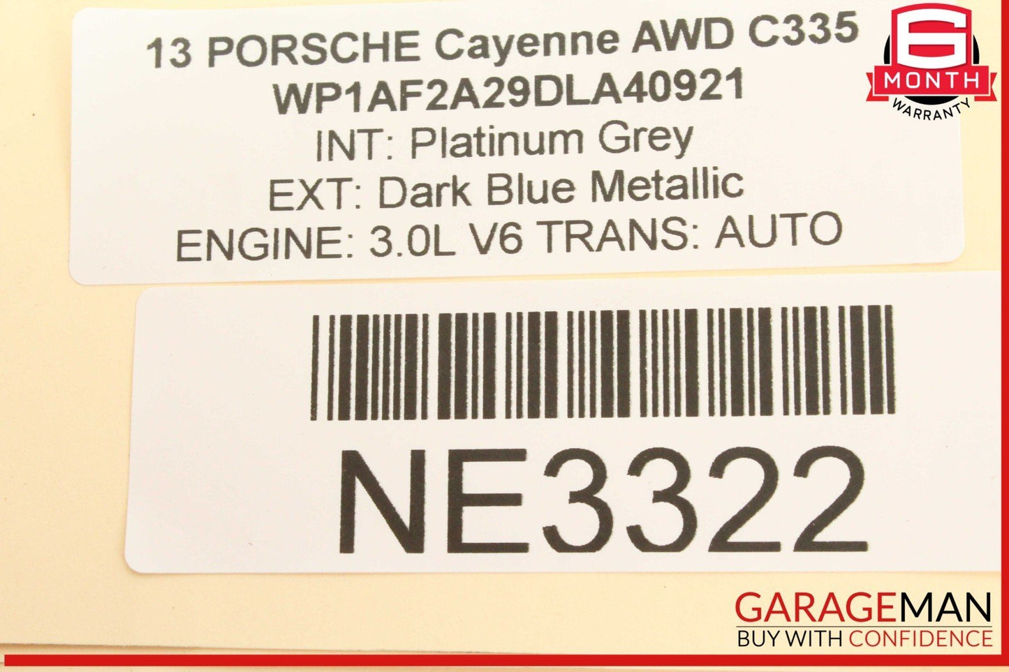10-18 Porsche Cayenne 958 AWD Rear Left & Right Side Door Sound Speaker Set OEM