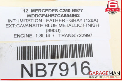 12-15 Mercedes W204 C250 SLK250 1.8L Engine Motor Camshaft Cam Housing Lower OEM