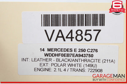 Mercedes-Benz E250 6510960540 Engine Parts OEM A6510960540 2010-2016