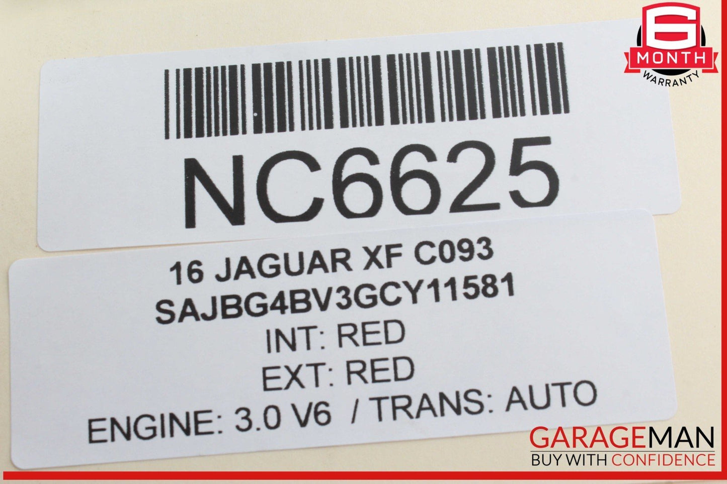 16-20 Jaguar XF Front Left and Front Right Side Brake Caliper Calipers Set of 2