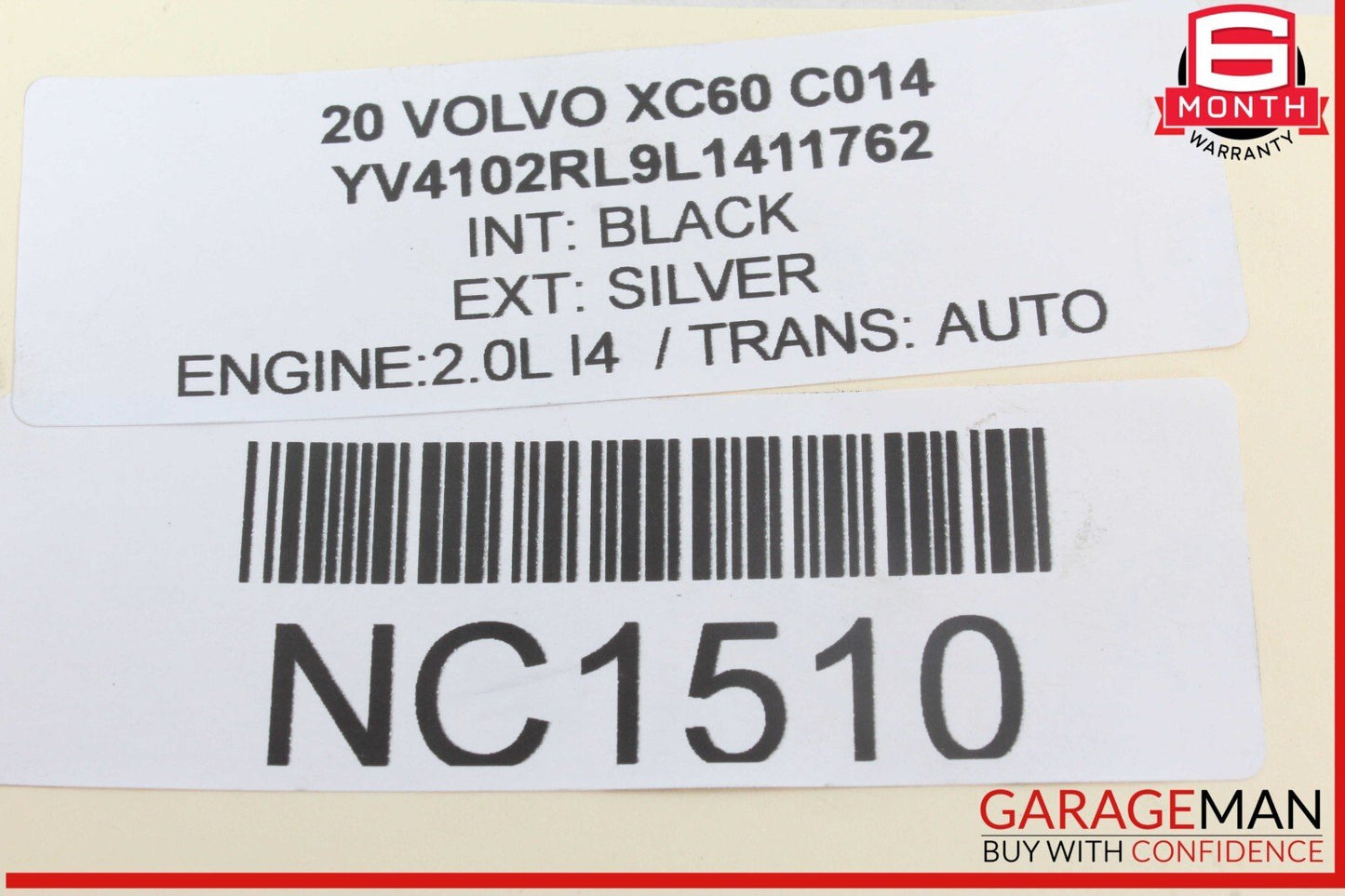 18-25 Volvo XC60 Front Left and Front Right Side Brake Caliper Calipers Set of 2