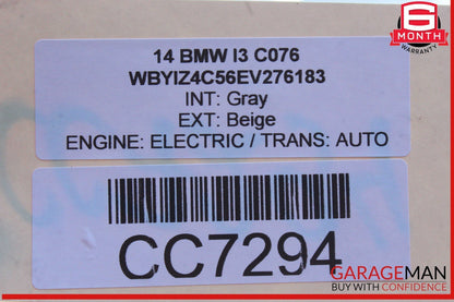 14-17 BMW i3 I01 Hybrid Engine High Voltage Battery 60Ah 728838 OEM