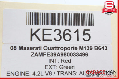03-13 Maserati Quattroporte M139 Interior Rear View Mirror OEM