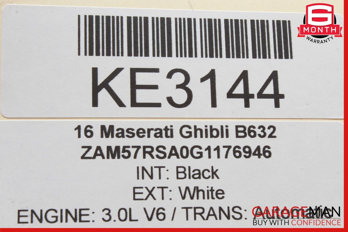 14-17 Maserati Ghibli Accelerator Throttle Gas Pedal Assembly 04861714AF OEM