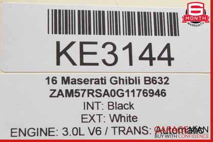 14-17 Maserati Ghibli Accelerator Throttle Gas Pedal Assembly 04861714AF OEM