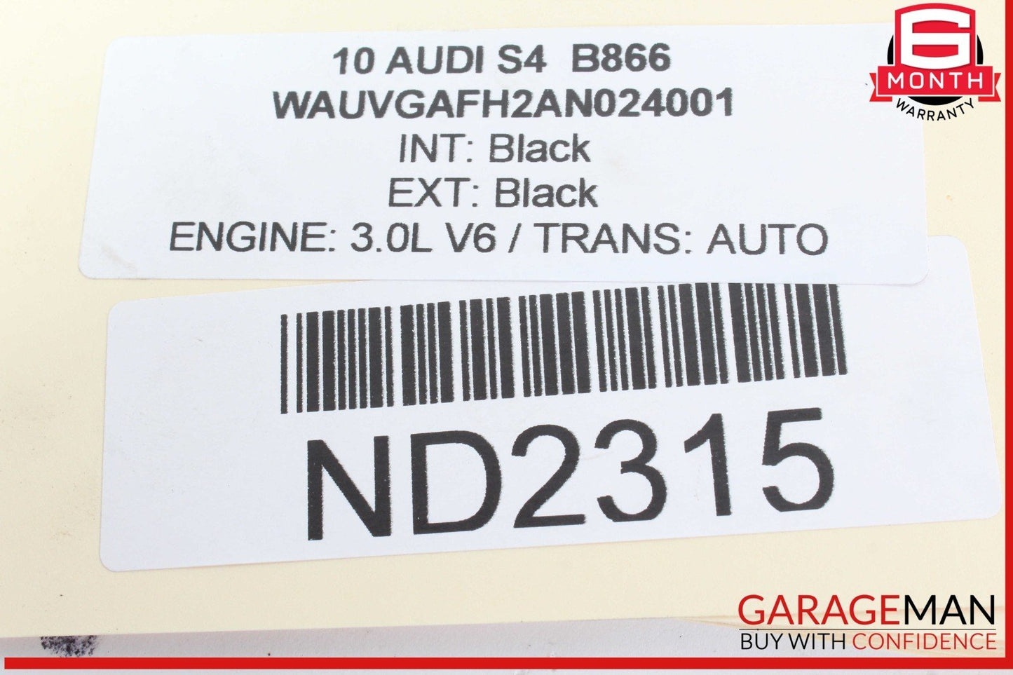 09-17 Audi S4 Q5 Right Engine Cylinder Head Camshaft w/ Head Cover OEM