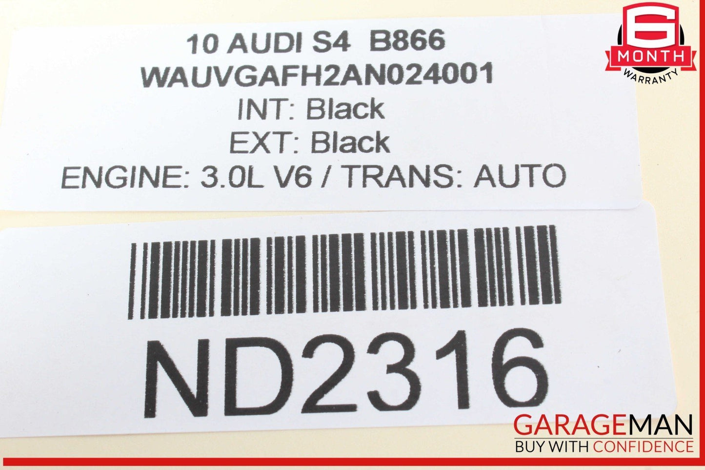 09-17 Audi S4 Q5 Left Engine Cylinder Head Camshaft w/ Head Cover OEM