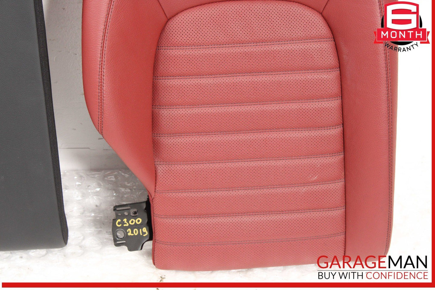 19-22 Mercedes W205 C300 Front & Rear Seats Seat Cushion Assembly Red OEM