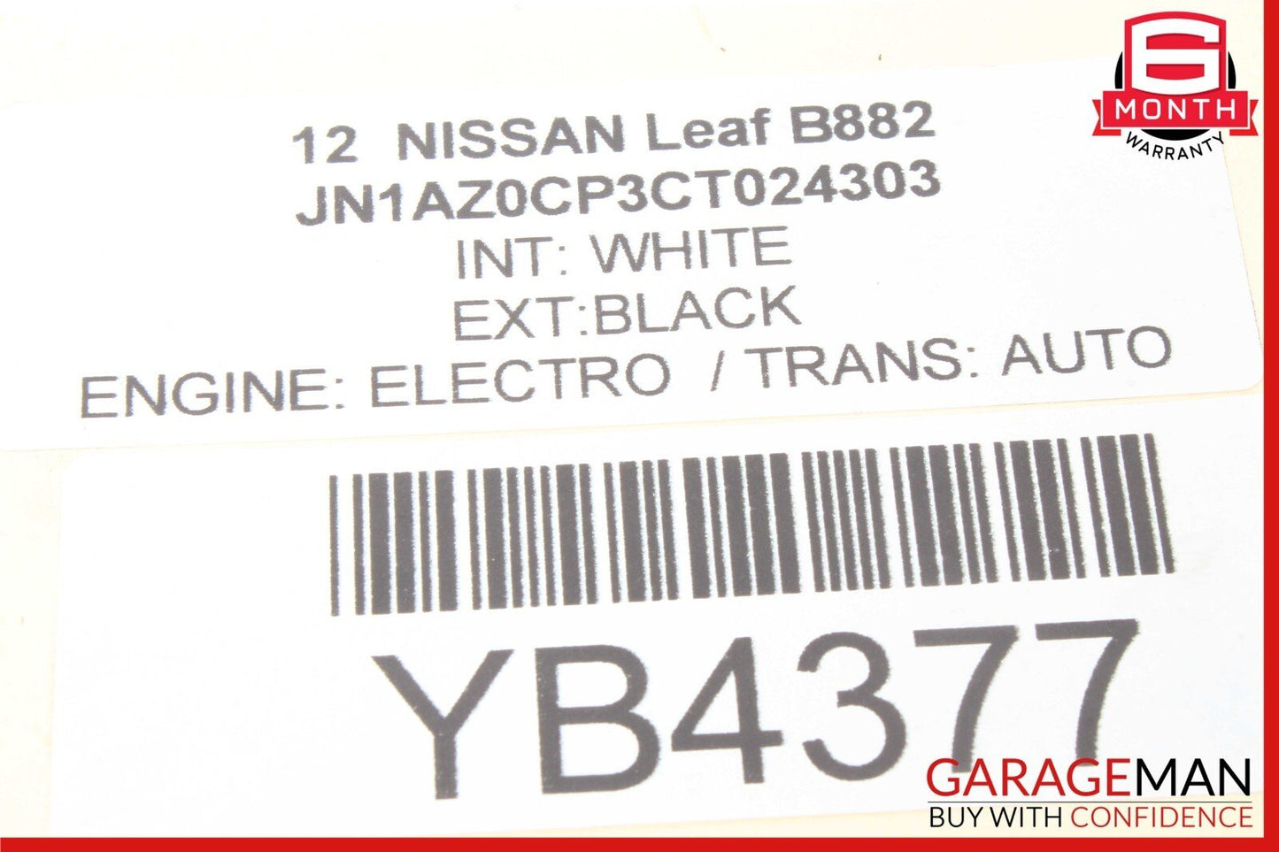11-23 Nissan Leaf Rear Left & Right Side Brake Caliper Set of 2 Pc OEM