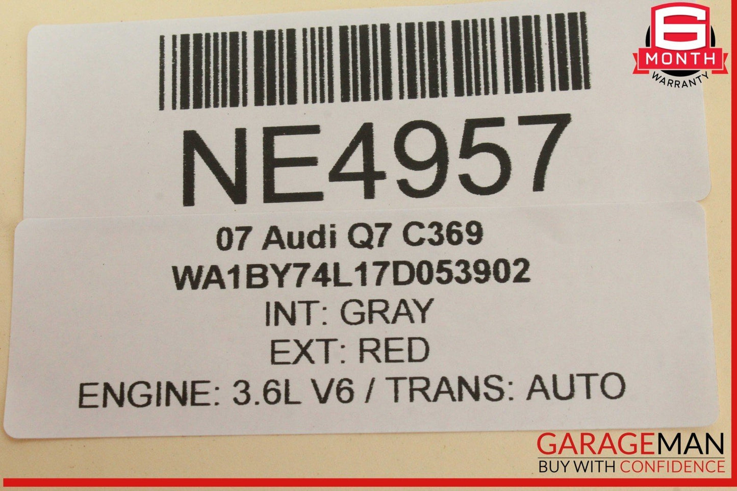 07-09 Audi Q7 Front Left Driver Side Bumper Turn Signal Marker Light OEM