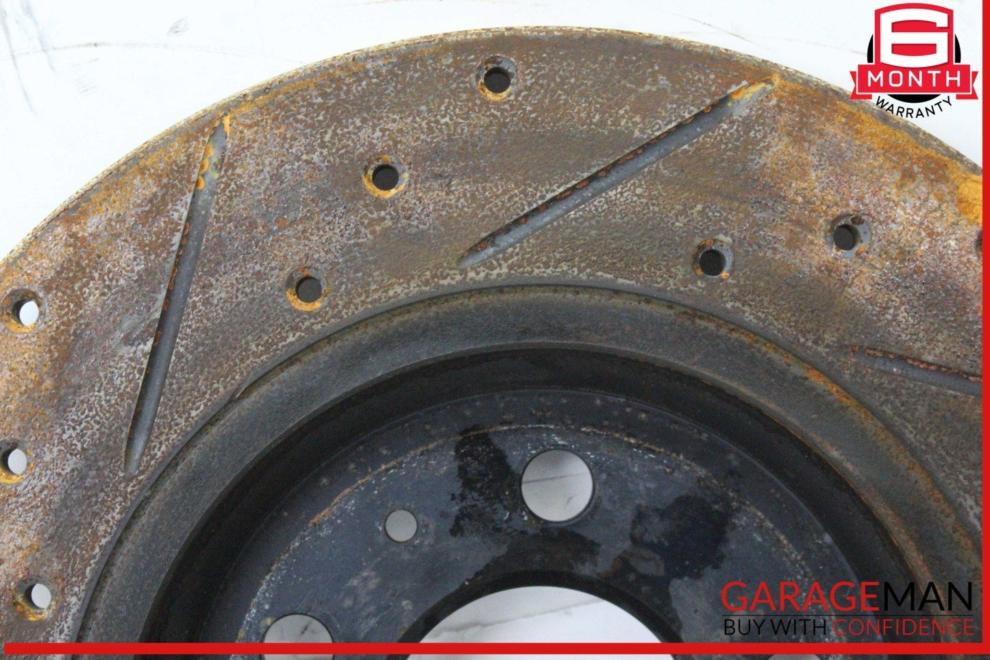 09-16 Audi A4 Rear Left and Rear Right Side Brake Disc Rotor Set OEM