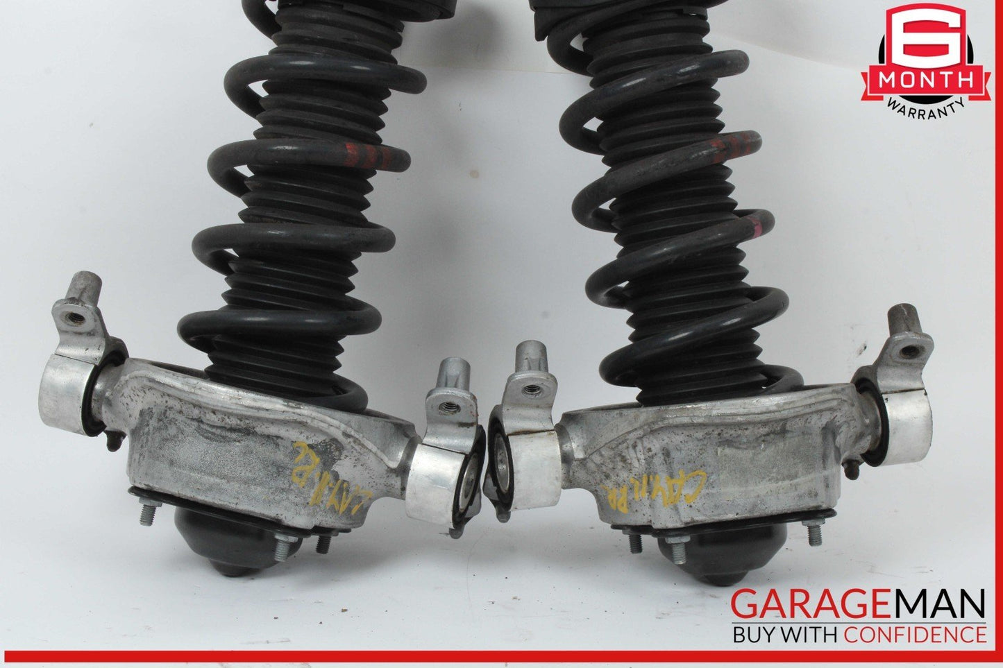 11-18 Porsche Cayenne 958 Rear Left and Rear Right Shock Strut Absorber Set OEM