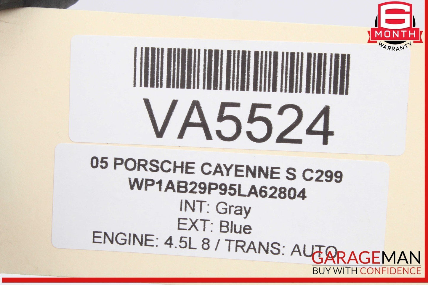 03-10 Porsche Cayenne S 955 957 Rear Right / Left Drive Axle CV Shaft Driveshaft