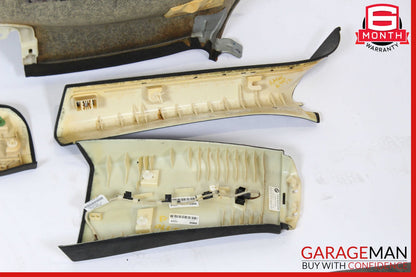 13-19 BMW 640i Roof Headliner Pillar Trim Cover Set OEM