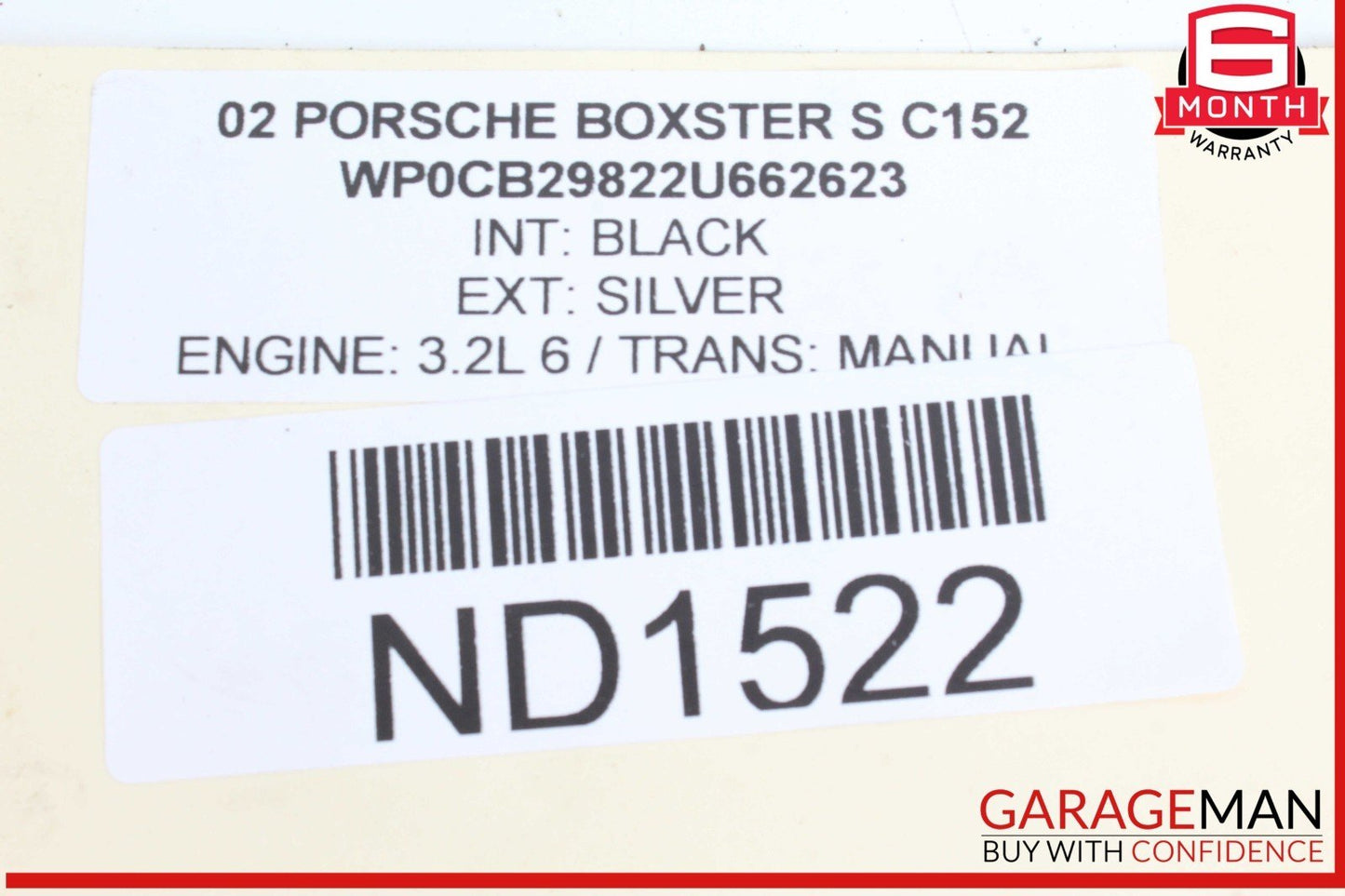 97-04 Porsche Boxster S 986 Carrera 911 996 Right Radiator A/C Condenser Fan OEM