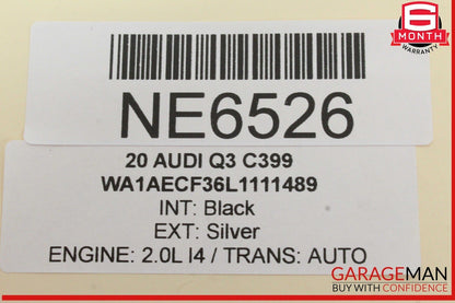 19-24 Audi Q3 Front Center Console Gear Shifter Knob Boot w/ Trim & Switches OEM