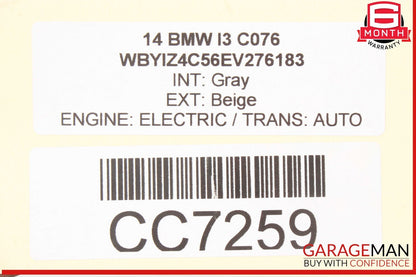 14-21 BMW i3 I01 Hybrid Front Right Passenger Side Interior Door Panel Cover OEM