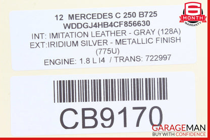 12-15 Mercedes W204 C250 C300 Front Right & Left Side Door Sound Audio Speakers